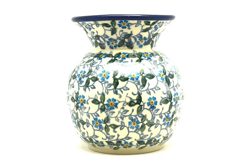 Polish Pottery Bubble Vase - Forget-Me-Knot