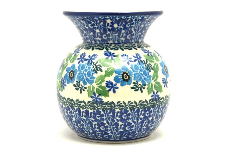 Ceramika Artystyczna Polish Pottery Bubble Vase - Wild Indigo 048-1865a (Ceramika Artystyczna)