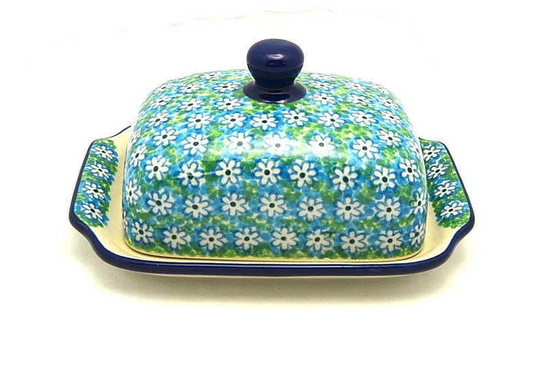 Ceramika Artystyczna Polish Pottery Butter Dish - Key Lime 295-2252a (Ceramika Artystyczna)