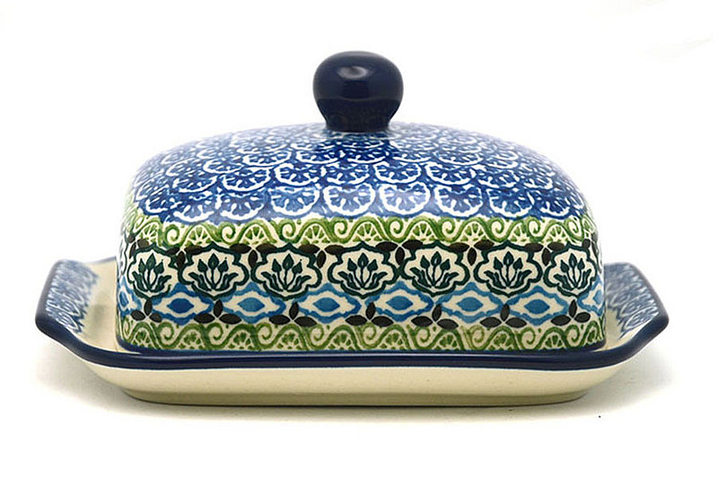 Polish Pottery Butter Dish - Tranquility