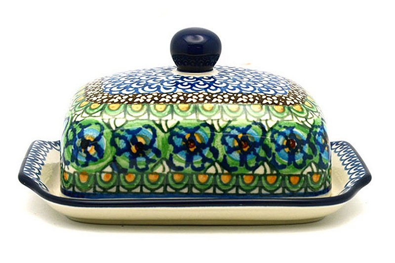 Ceramika Artystyczna Polish Pottery Butter Dish - Unikat Signature - U151 295-U0151 (Ceramika Artystyczna)
