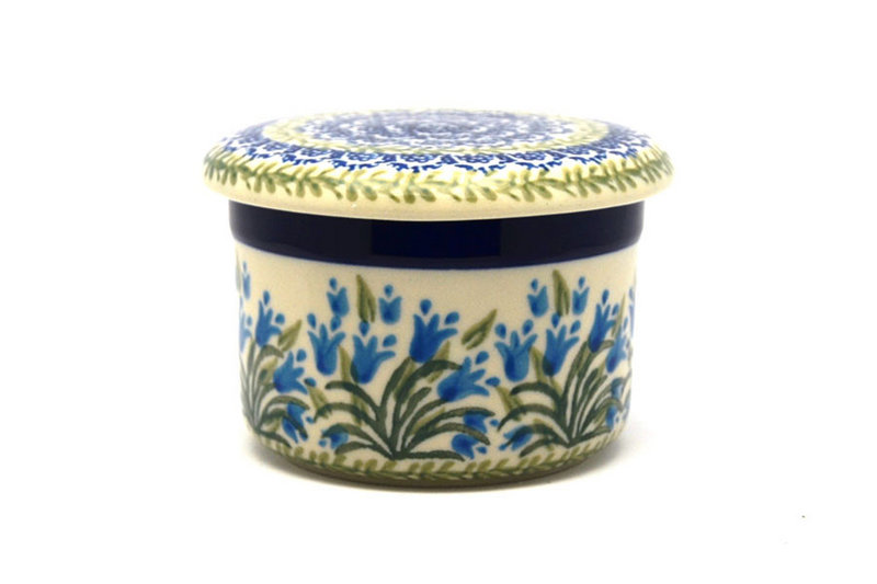 Ceramika Artystyczna Polish Pottery Butter Keeper - Blue Bells 270-1432a (Ceramika Artystyczna)