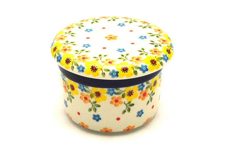 Ceramika Artystyczna Polish Pottery Butter Keeper - Buttercup 270-2225a (Ceramika Artystyczna)