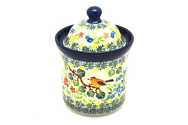 Ceramika Artystyczna Polish Pottery Canister - 2 cups - Unikat Signature - U5098 495-U5098 (Ceramika Artystyczna)