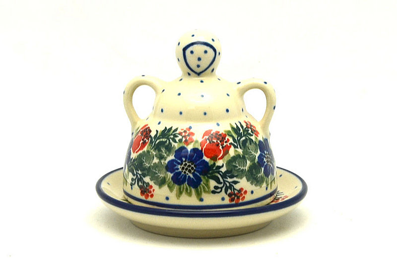 Ceramika Artystyczna Polish Pottery Cheese Lady - Miniature - Garden Party 112-1535a (Ceramika Artystyczna)