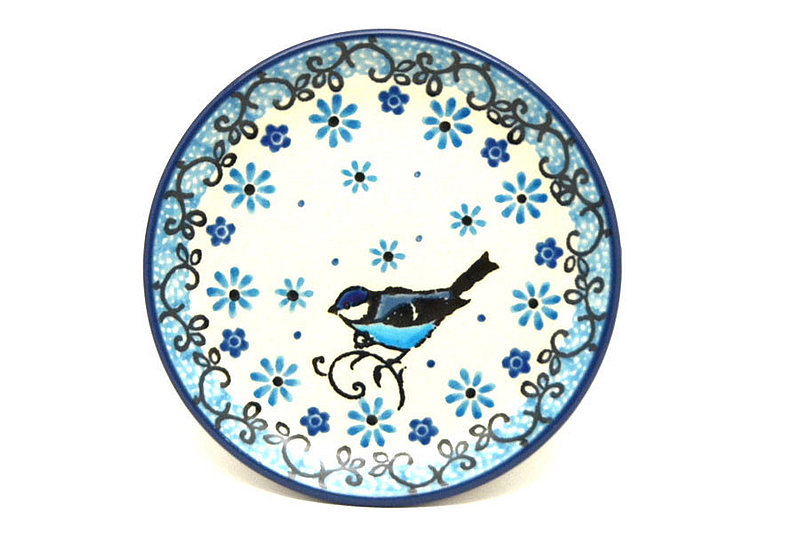 Ceramika Artystyczna Polish Pottery Coaster - Bluebird 262-2529a (Ceramika Artystyczna)