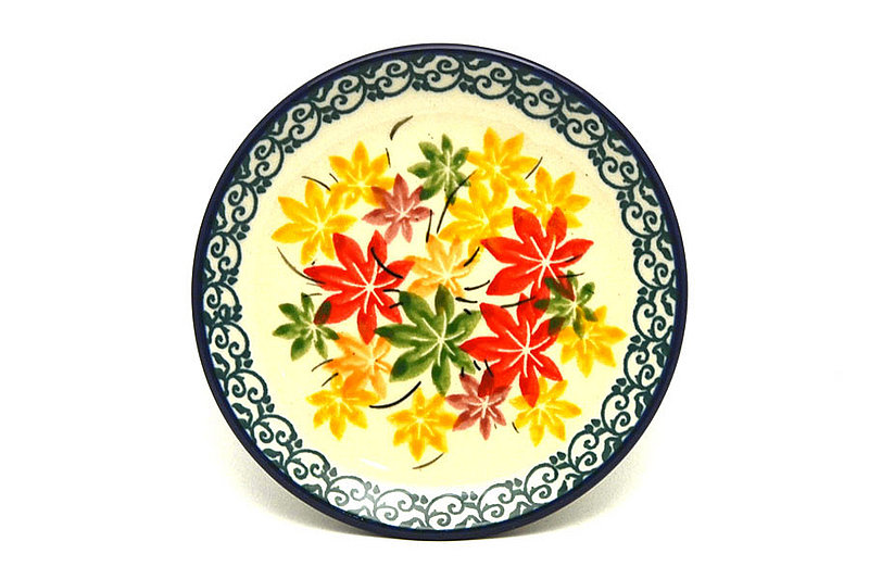 Ceramika Artystyczna Polish Pottery Coaster - Maple Harvest 262-2533a (Ceramika Artystyczna)