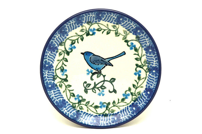 Ceramika Artystyczna Polish Pottery Coaster - Song Bird 262-1932a (Ceramika Artystyczna)