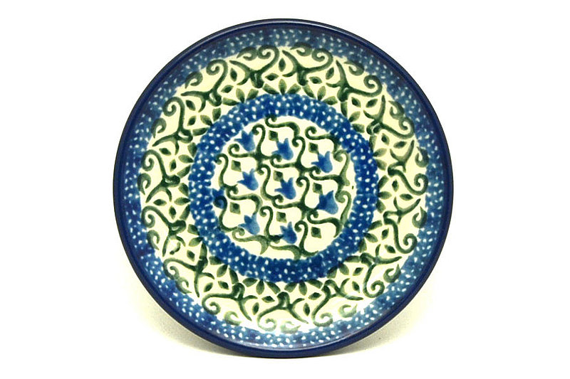Ceramika Artystyczna Polish Pottery Coaster - Tulip Trellis 262-0585a (Ceramika Artystyczna)