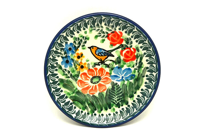 Ceramika Artystyczna Polish Pottery Coaster - Unikat Signature - U2517 262-U2517 (Ceramika Artystyczna)
