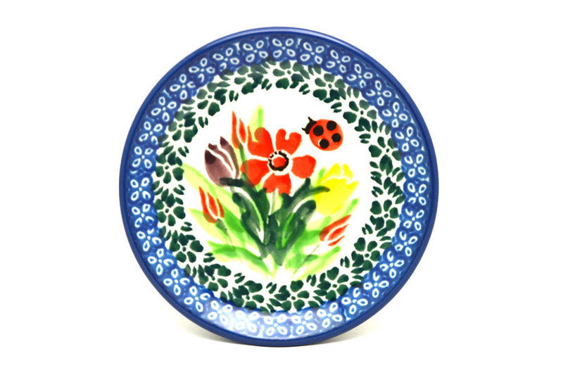 Ceramika Artystyczna Polish Pottery Coaster - Unikat Signature - U3787 262-U3787 (Ceramika Artystyczna)