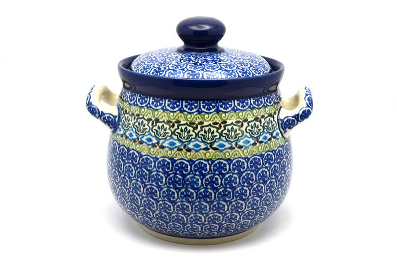 Ceramika Artystyczna Polish Pottery Cookie Jar - 7 cups - Tranquility 172-1858a (Ceramika Artystyczna)