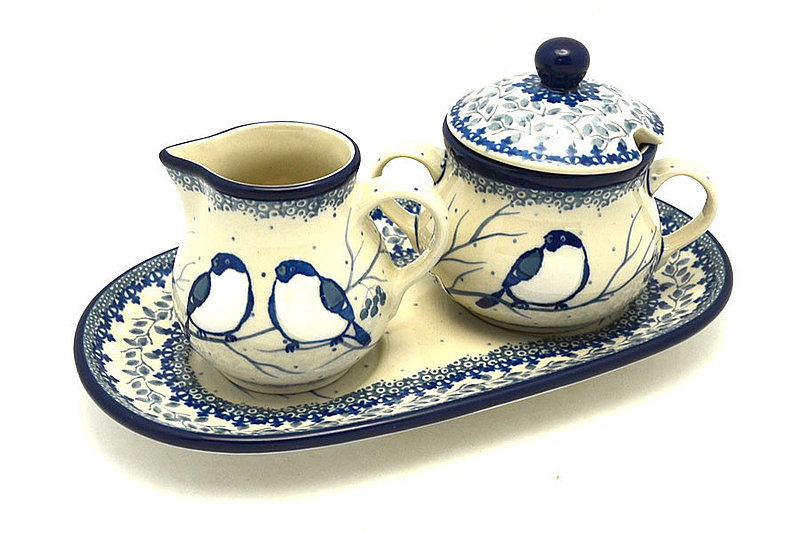 Ceramika Artystyczna Polish Pottery Cream & Sugar Set - Unikat Signature - U4830 422-U4830 (Ceramika Artystyczna)