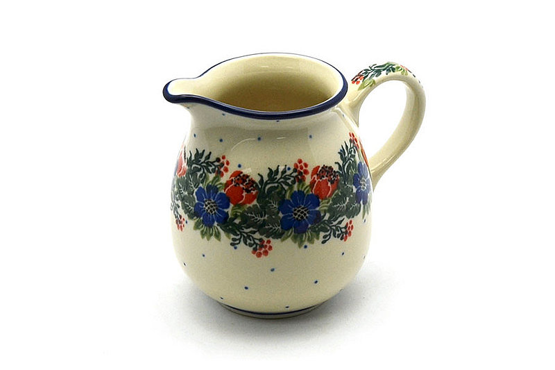 Ceramika Artystyczna Polish Pottery Creamer - 10 oz. - Garden Party B84-1535a (Ceramika Artystyczna)
