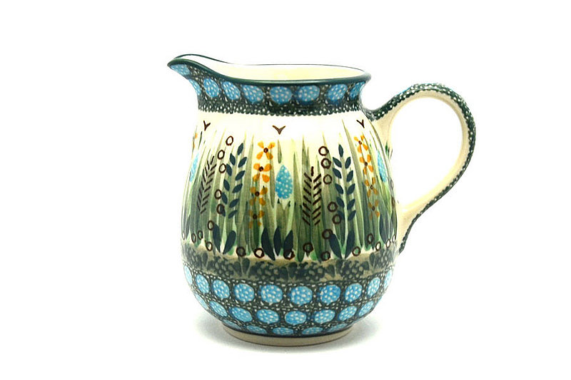 Ceramika Artystyczna Polish Pottery Creamer - 10 oz. - Unikat Signature U803 B84-U0803 (Ceramika Artystyczna)