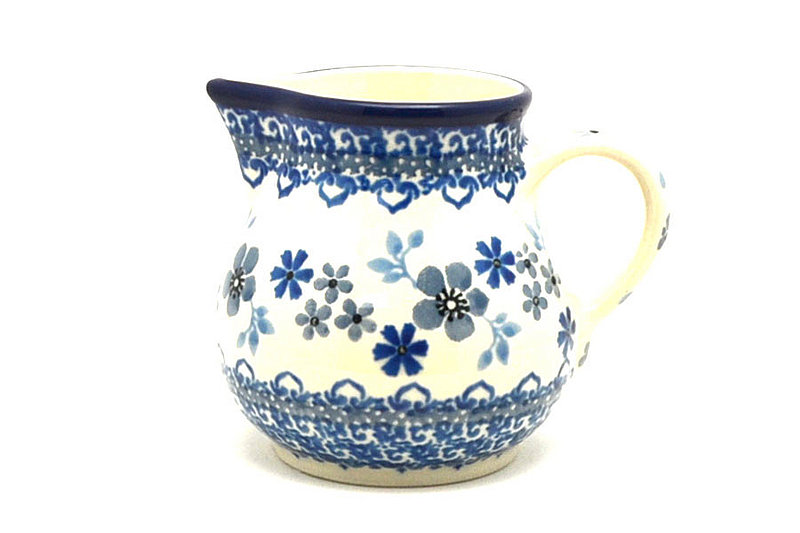 Polish Pottery Creamer - 4 oz. - Blue Horizon