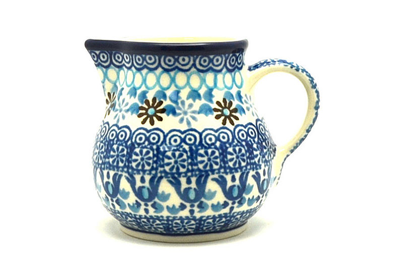 Ceramika Artystyczna Polish Pottery Creamer - 4 oz. - Blue Yonder 091-2187a (Ceramika Artystyczna)