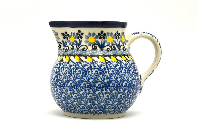 Ceramika Artystyczna Polish Pottery Creamer - 4 oz. - Daisy Maize 091-2178a (Ceramika Artystyczna)