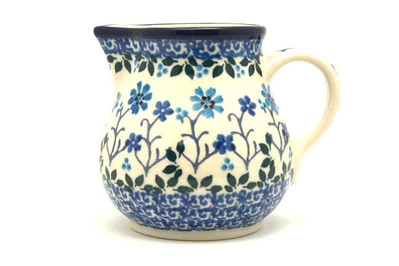 Ceramika Artystyczna Polish Pottery Creamer - 4 oz. - Georgia Blue 091-2785a (Ceramika Artystyczna)