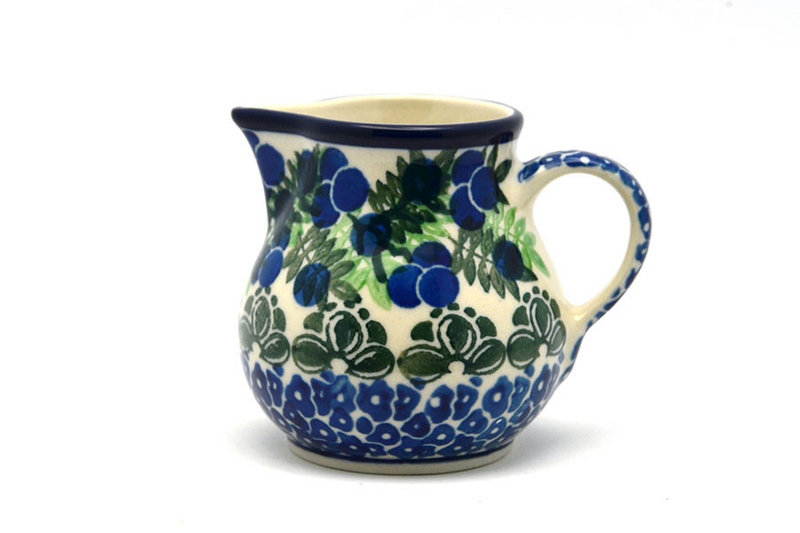 Ceramika Artystyczna Polish Pottery Creamer - 4 oz. - Huckleberry 091-1413a (Ceramika Artystyczna)