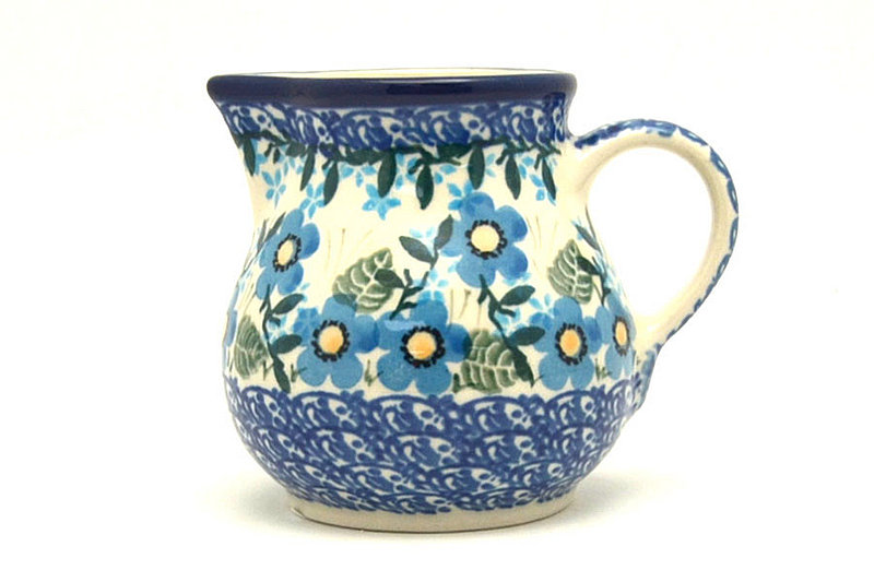 Ceramika Artystyczna Polish Pottery Creamer - 4 oz. - Joyful Blue 091-2277a (Ceramika Artystyczna)