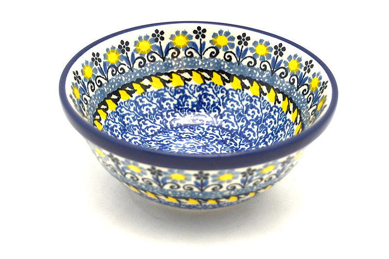 Ceramika Artystyczna Polish Pottery Dish - Deep Food Prep - Daisy Maize 556-2178a (Ceramika Artystyczna)