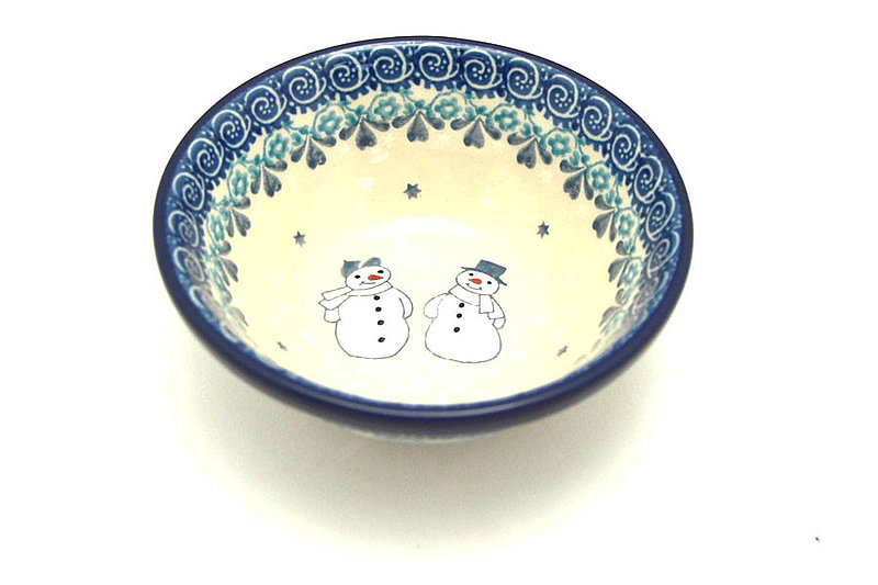 Ceramika Artystyczna Polish Pottery Dish - Deep Food Prep - Frost & Flurry 556-2793a (Ceramika Artystyczna)