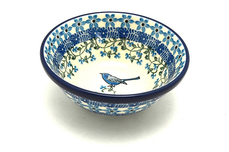 Ceramika Artystyczna Polish Pottery Dish - Deep Food Prep - Song Bird 556-1932a (Ceramika Artystyczna)