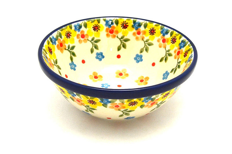 Ceramika Artystyczna Polish Pottery Dish - Deep Round Food Prep - Buttercup 556-2225a (Ceramika Artystyczna)