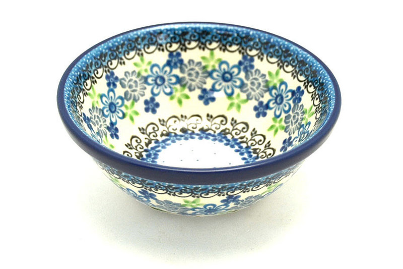 Ceramika Artystyczna Polish Pottery Dish - Deep Round Food Prep - Flower Works 556-2633a (Ceramika Artystyczna)