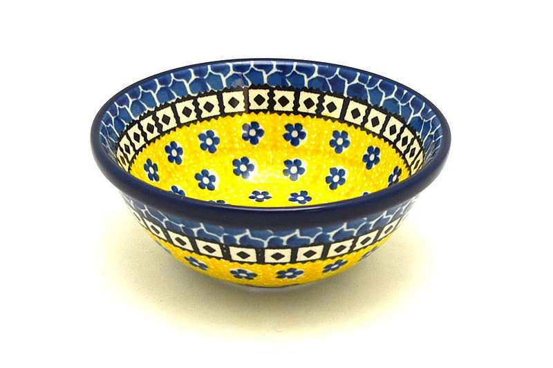 Ceramika Artystyczna Polish Pottery Dish - Deep Round Food Prep - Sunburst 556-859a (Ceramika Artystyczna)