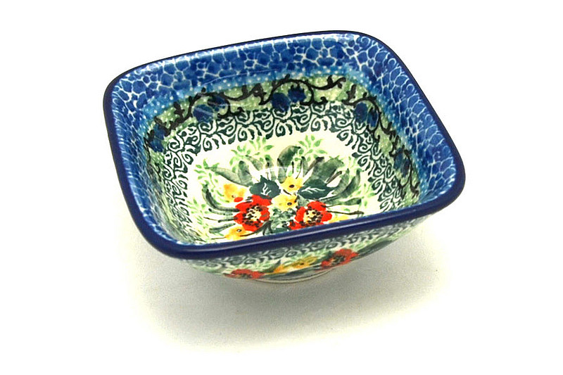 Ceramika Artystyczna Polish Pottery Dish - Deep Square Food Prep - Unikat Signature U4400 D11-U4400 (Ceramika Artystyczna)