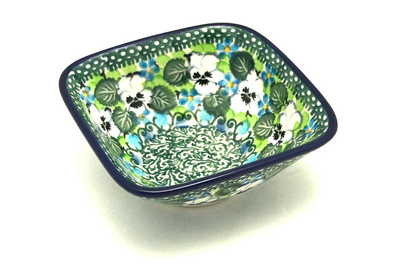Ceramika Artystyczna Polish Pottery Dish - Deep Square Food Prep - Unikat Signature U4795 D11-U4795 (Ceramika Artystyczna)
