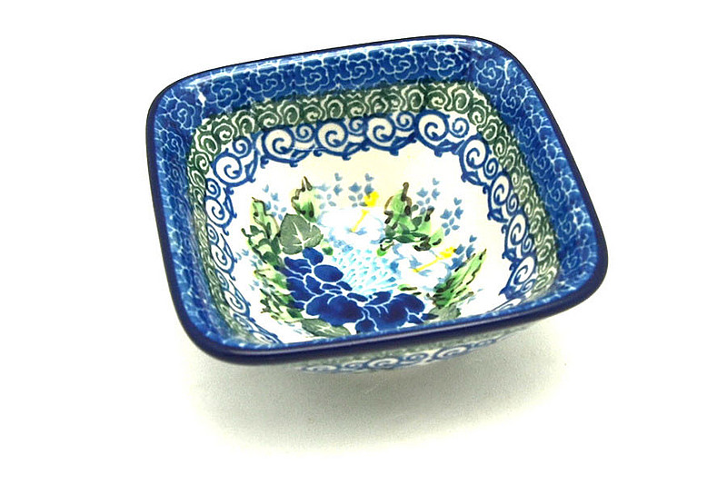 Ceramika Artystyczna Polish Pottery Dish - Deep Square Food Prep - Unikat Signature U5138 D11-U5138 (Ceramika Artystyczna)