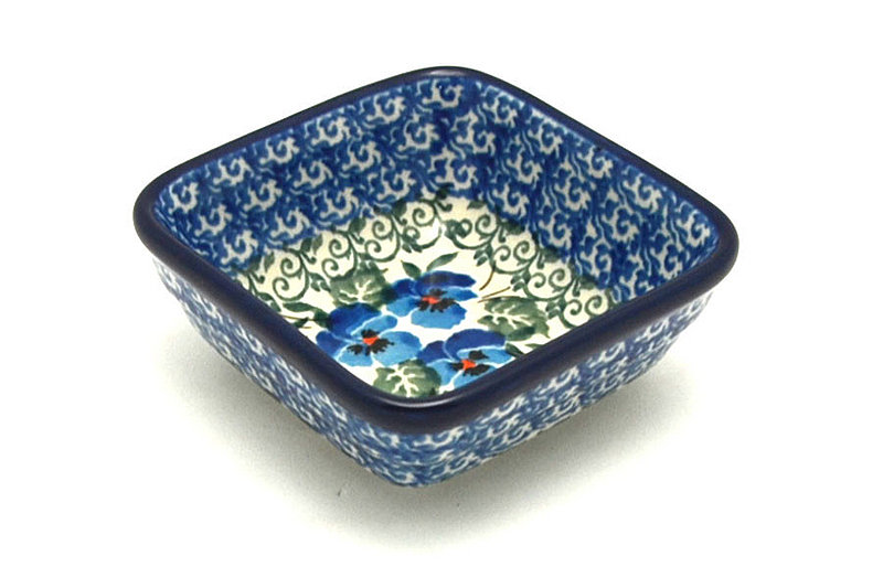 Ceramika Artystyczna Polish Pottery Dish - Food Prep - Winter Viola 656-2273a (Ceramika Artystyczna)