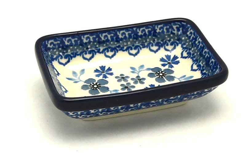 Ceramika Artystyczna Polish Pottery Dish - Rectangular Food Prep - Blue Horizon C20-2333a (Ceramika Artystyczna)