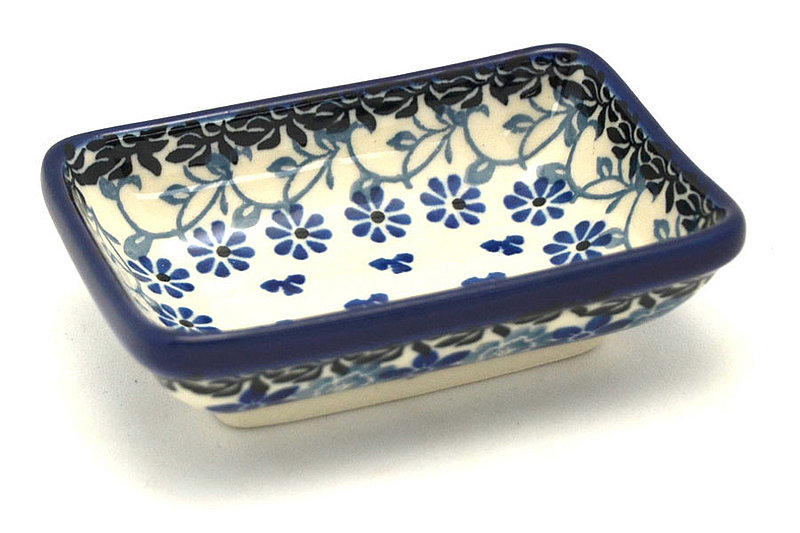 Ceramika Artystyczna Polish Pottery Dish - Rectangular Food Prep - Silver Lace C20-2158a (Ceramika Artystyczna)