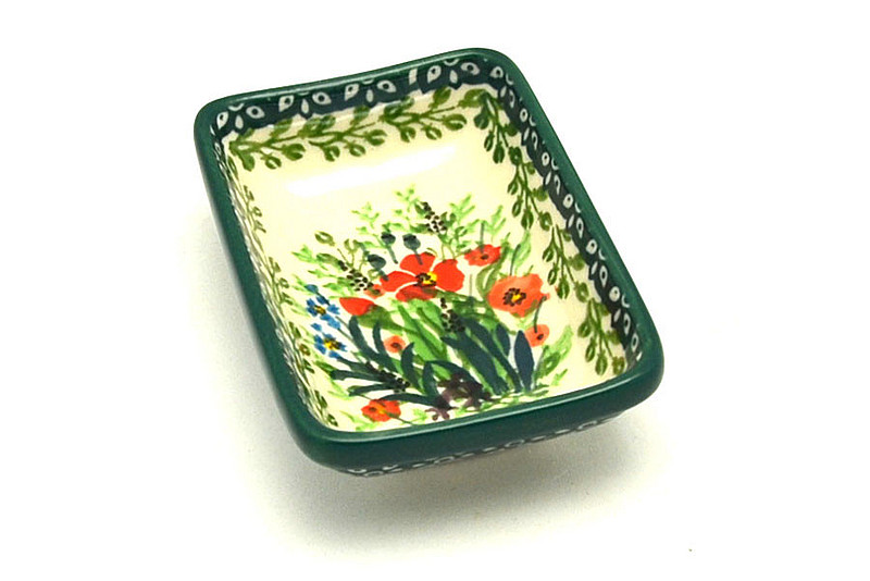 Ceramika Artystyczna Polish Pottery Dish - Rectangular Food Prep - Unikat Signature U4335 C20-U4335 (Ceramika Artystyczna)