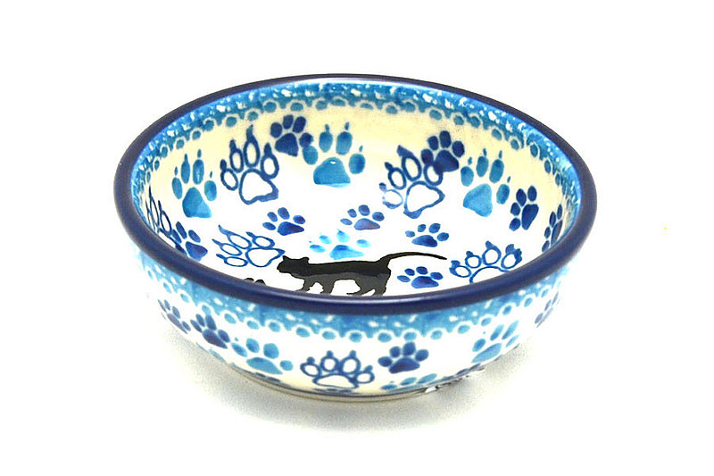 Ceramika Artystyczna Polish Pottery Dish - Round Food Prep - Boo Boo Kitty B88-1771a (Ceramika Artystyczna)