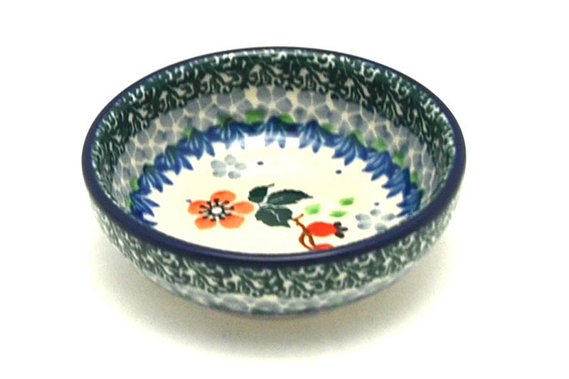 Ceramika Artystyczna Polish Pottery Dish - Round Food Prep - Cherry Blossom B88-2103a (Ceramika Artystyczna)