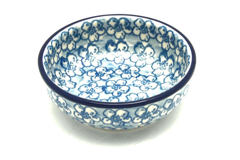 Ceramika Artystyczna Polish Pottery Dish - Round Food Prep - Daisy Flurry B88-2176a (Ceramika Artystyczna)