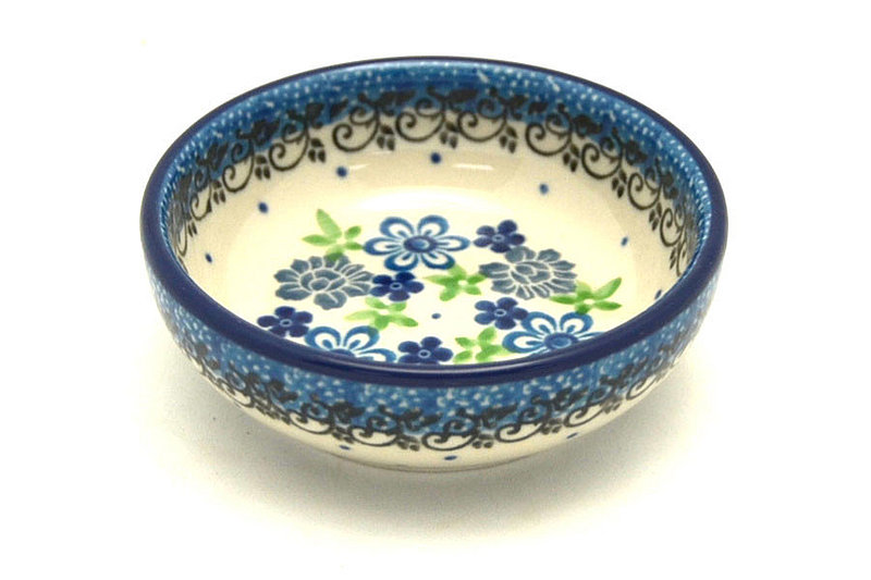 Polish Pottery Dish - Round Food Prep - Flower Works