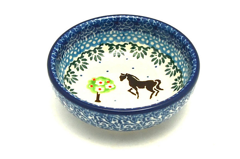 Polish Pottery Dish - Round Food Prep - Mackintosh
