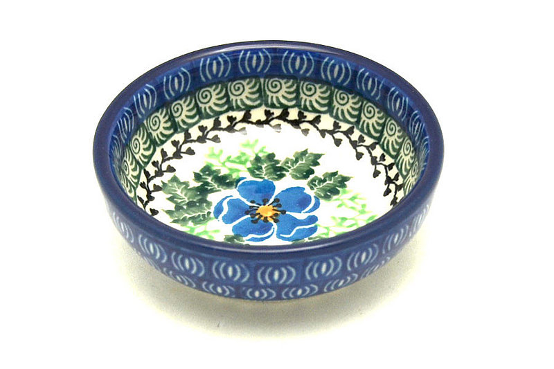 Ceramika Artystyczna Polish Pottery Dish - Round Food Prep - Morning Glory B88-1915a (Ceramika Artystyczna)
