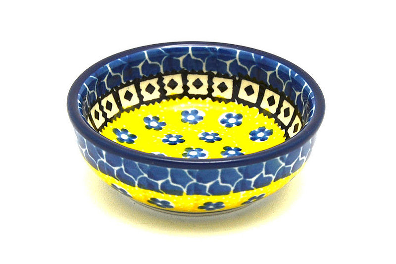Ceramika Artystyczna Polish Pottery Dish - Round Food Prep - Sunburst B88-859a (Ceramika Artystyczna)
