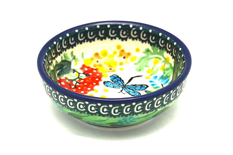 Ceramika Artystyczna Polish Pottery Dish - Round Food Prep - Unikat Signature - U4612 B88-U4612 (Ceramika Artystyczna)