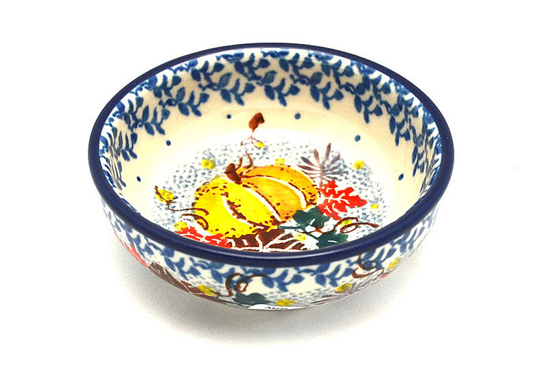 Polish Pottery Dish - Round Food Prep - Unikat Signature - U4741