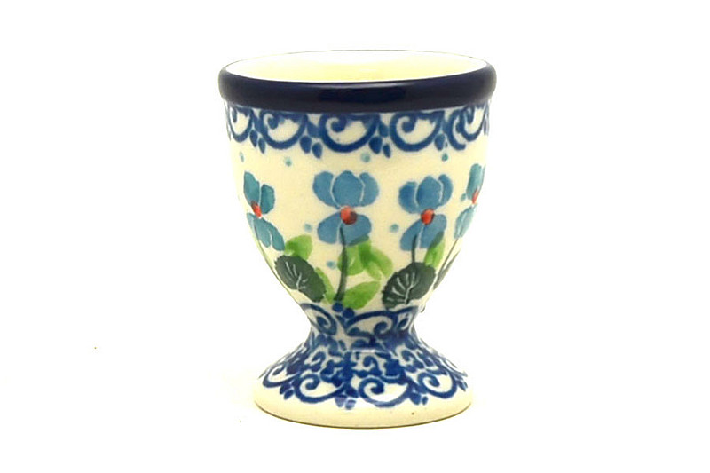 Ceramika Artystyczna Polish Pottery Egg Cup - Dutch Iris 106-2668a (Ceramika Artystyczna)