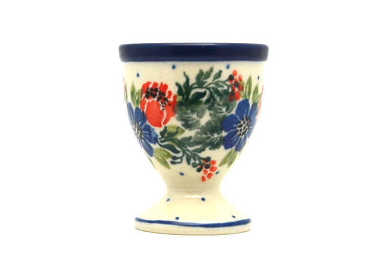 Ceramika Artystyczna Polish Pottery Egg Cup - Garden Party 106-1535a (Ceramika Artystyczna)