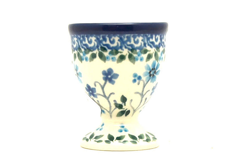 Polish Pottery Egg Cup - Georgia Blue